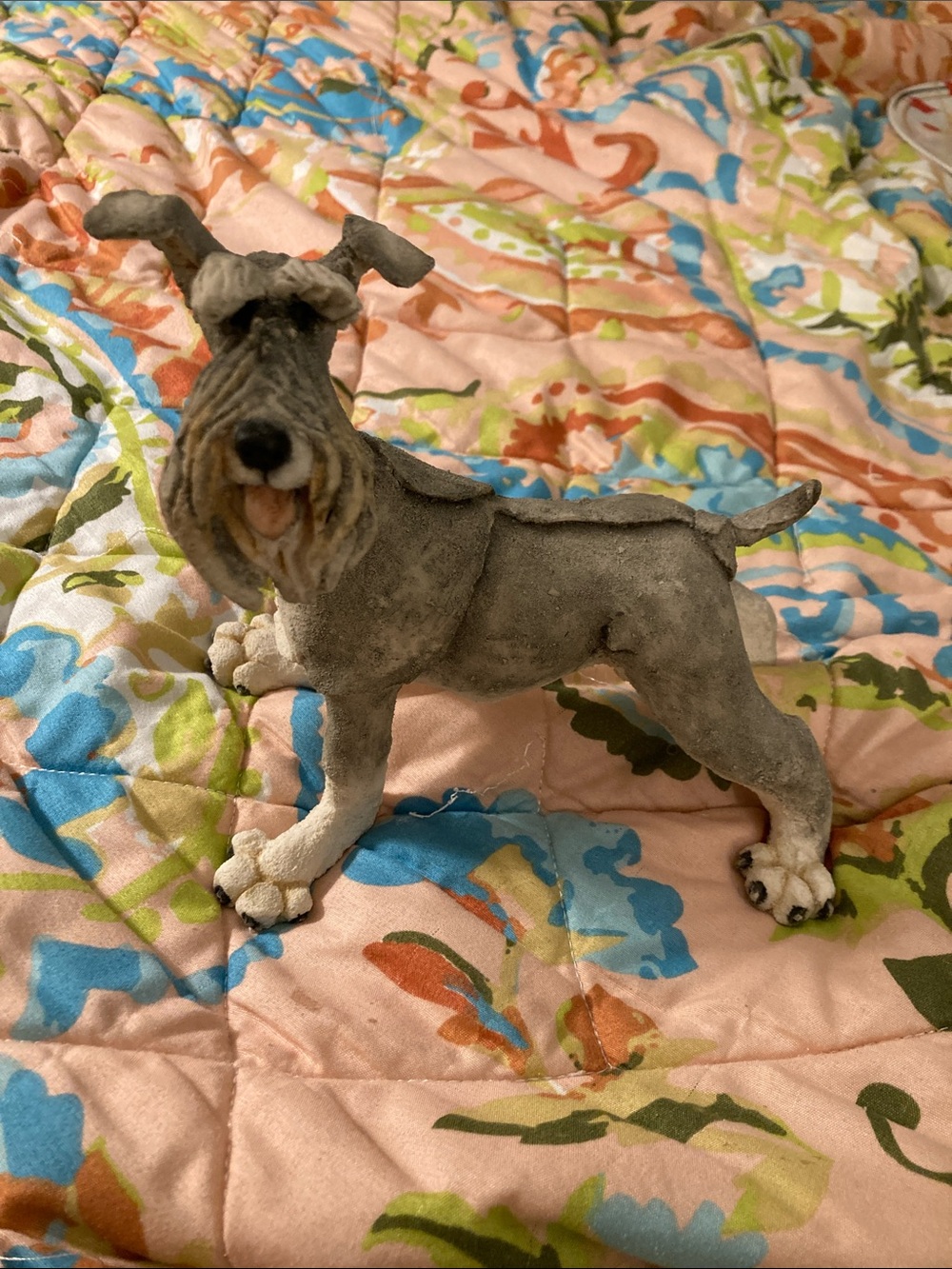 Schnauzer Dog Figurine
